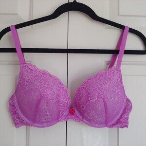 Victoria's Secret Dream Angels Lace Lilac Demi Bra Push up  Size 36C